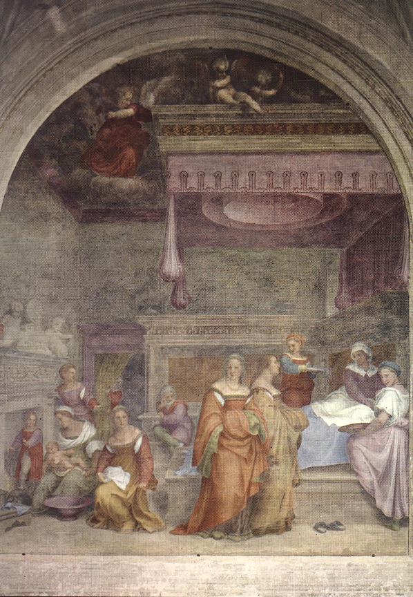 Andrea del Sarto Birth of the Virgin  gfg